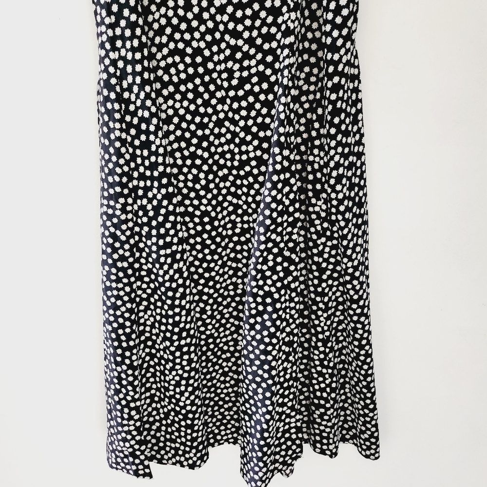 Nwot SweatyRocks Boho Short Puff Sleeves Slit A-line Flare Dress - Picture 5 of 9